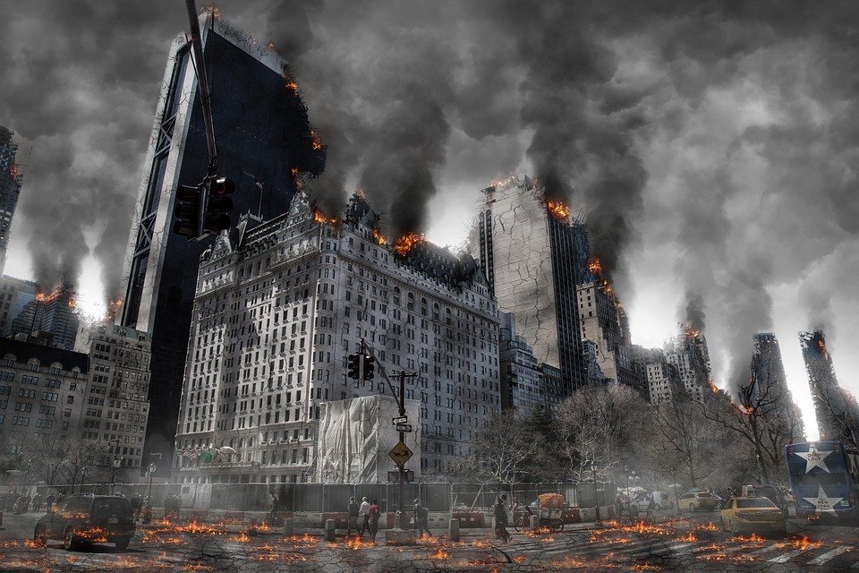 A nuclear wasteland