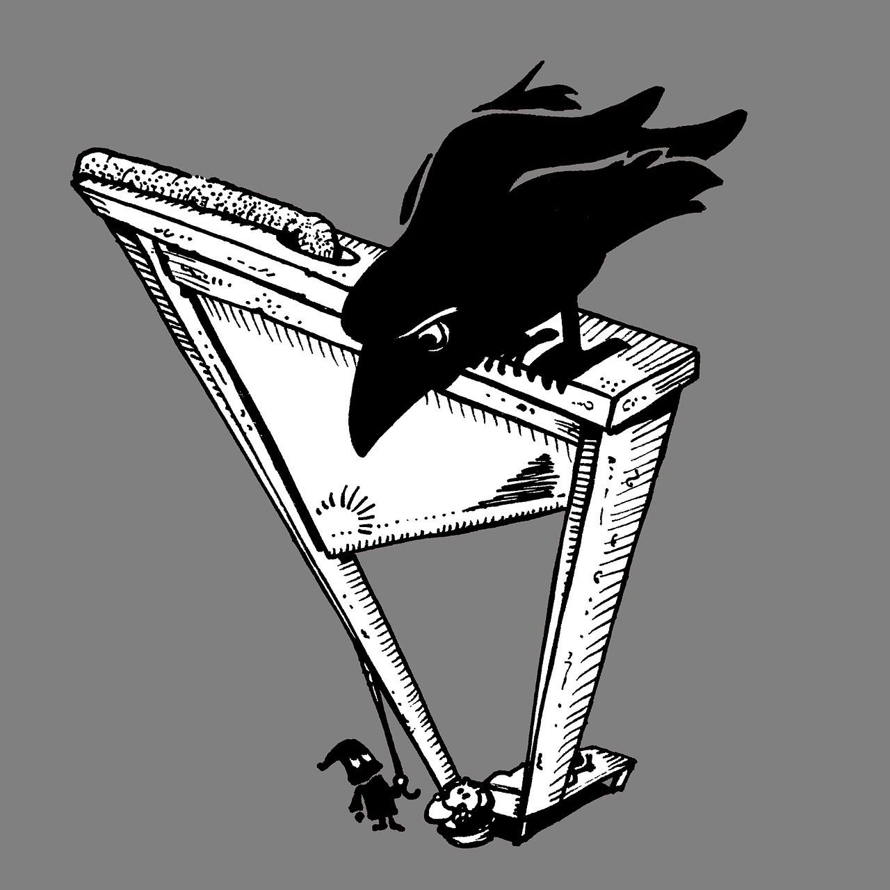 Guillotine cartoon