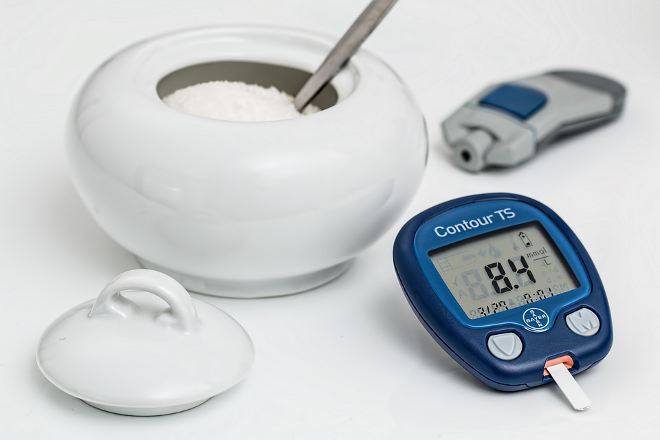 Pot of sugar and blood sugar device
