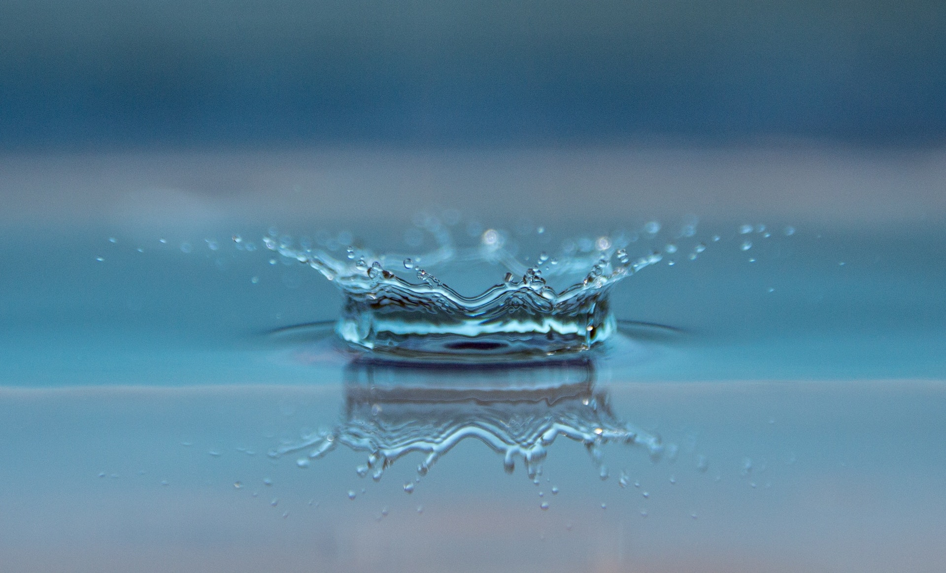 A droplet from a body of water