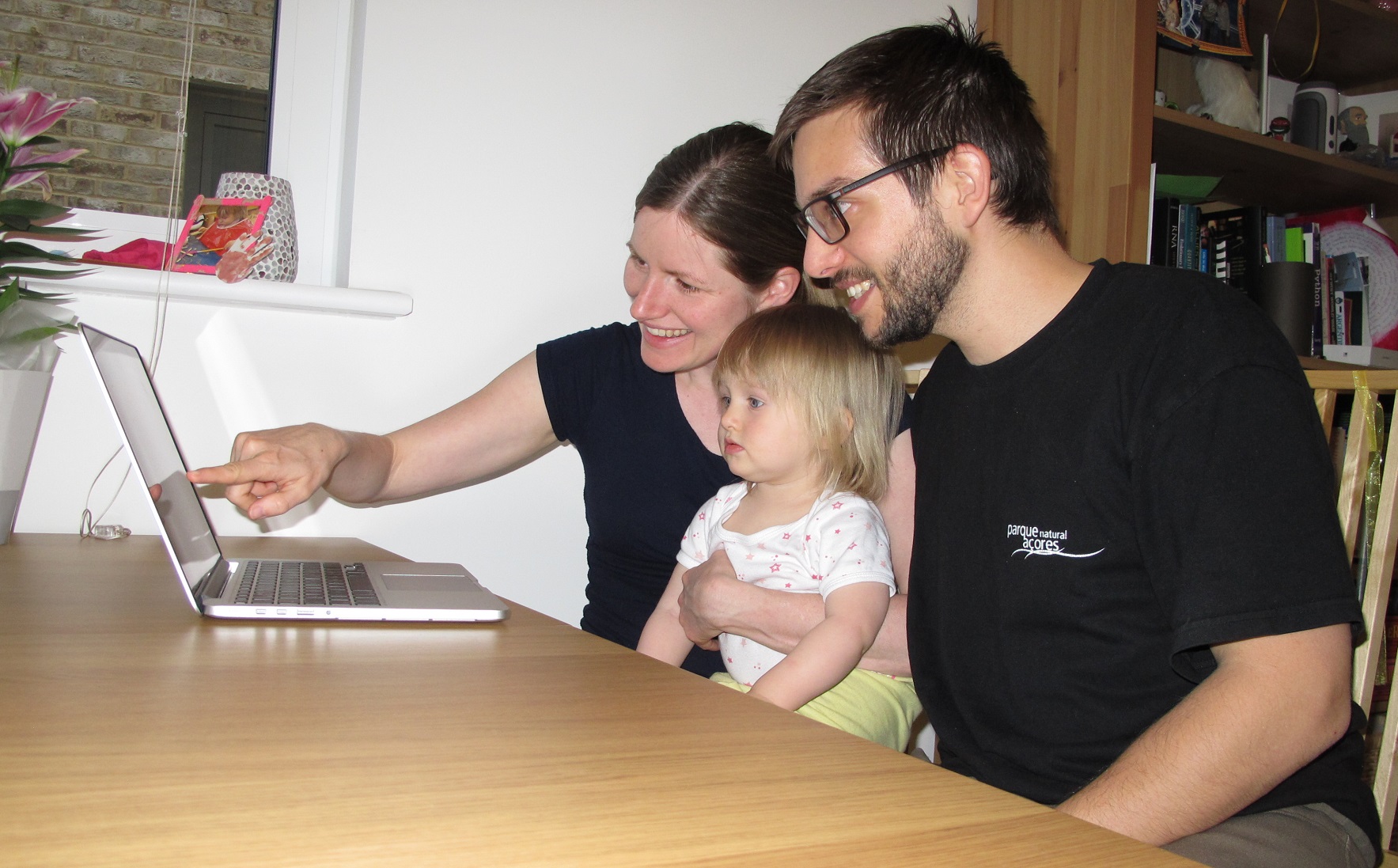 A couple discuss their experiences of being scientists and parents