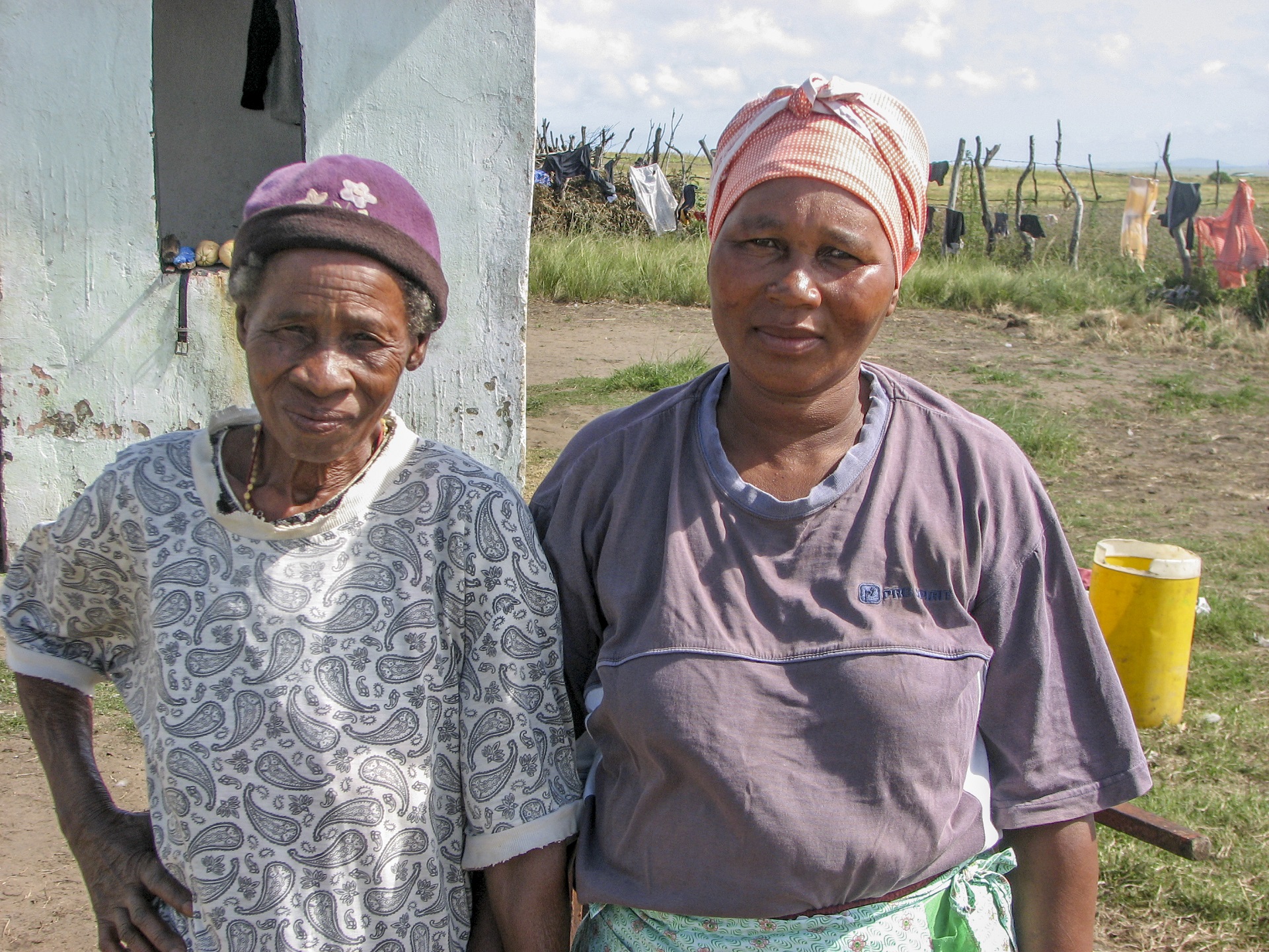 Velani Dukuza and her mother of the amaFrance clan in Pondoland