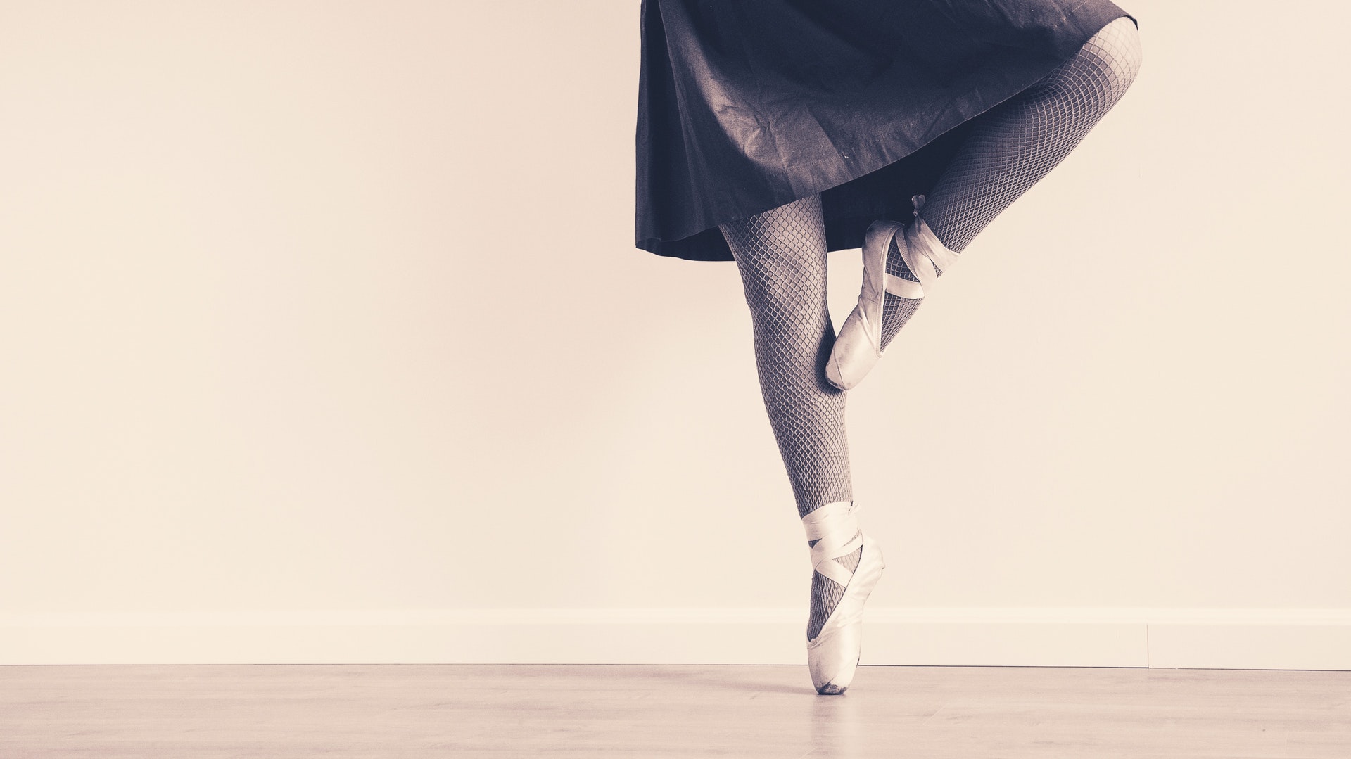 Ballet Dancer En Pointe