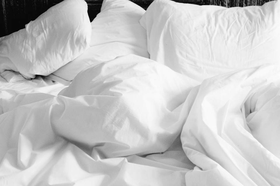 Pillow, sheets and bed linen
