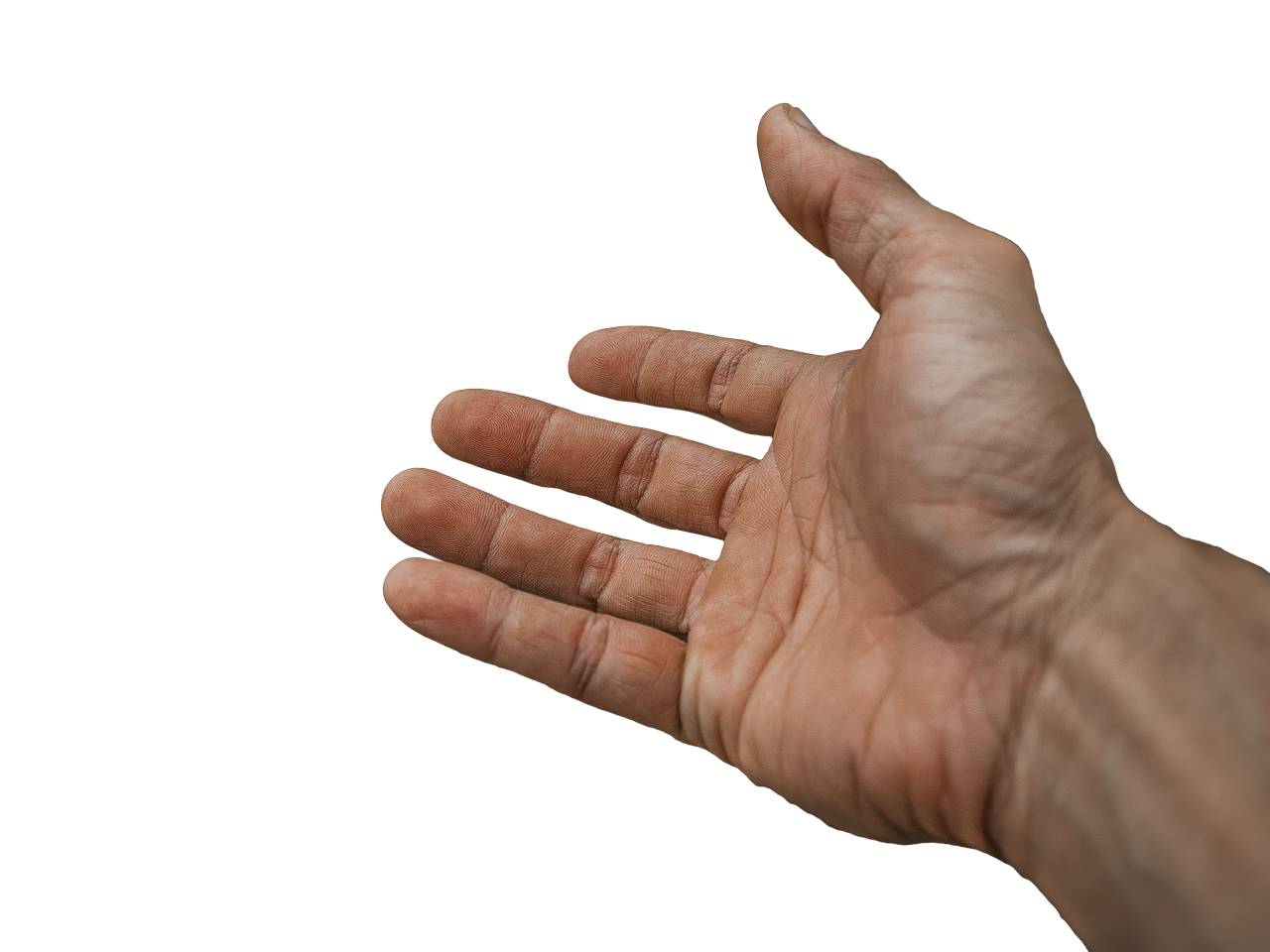 Hand extended to help