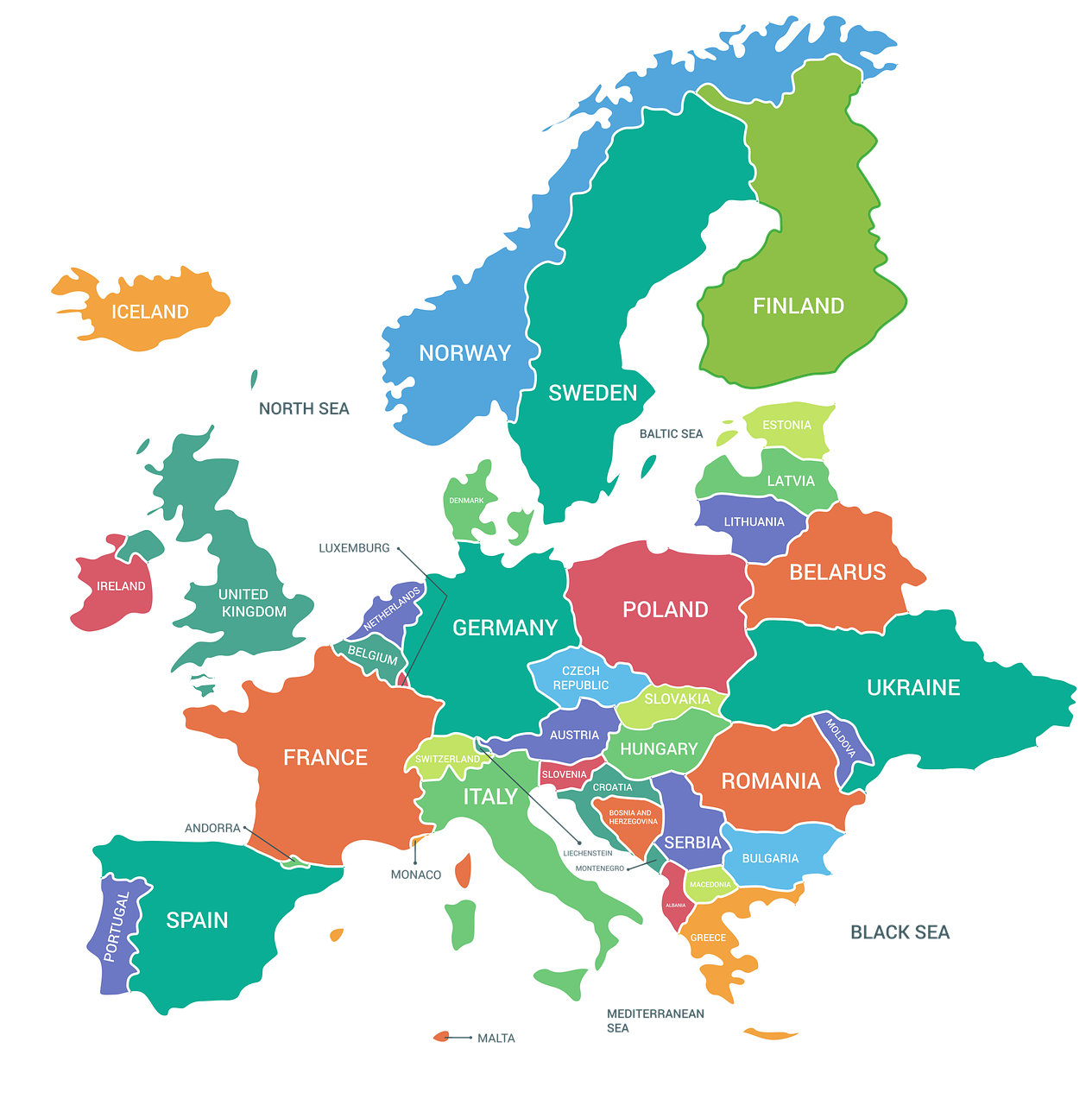 Map of Europe