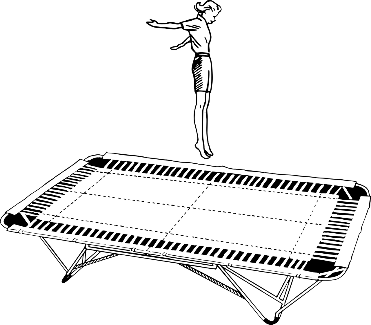 A trampoline