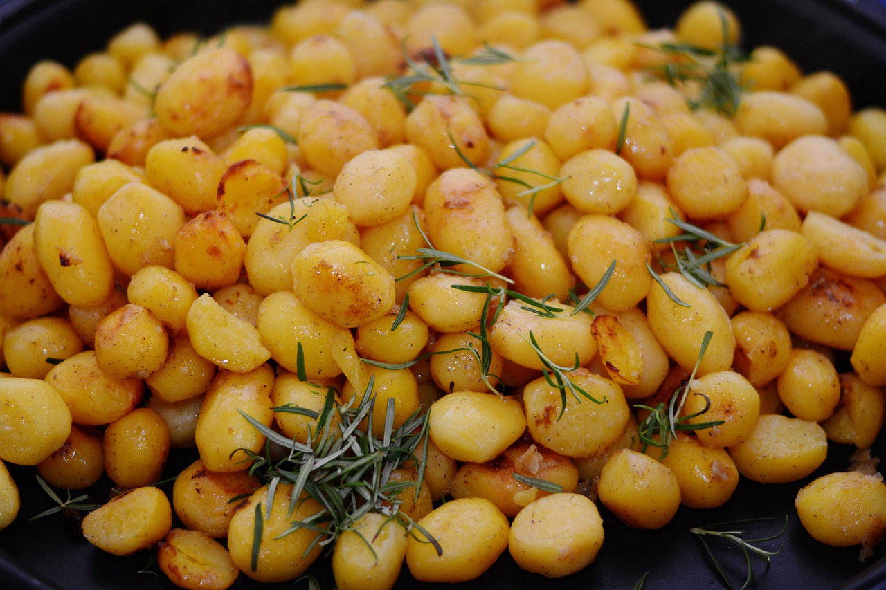 Pile of potatoes