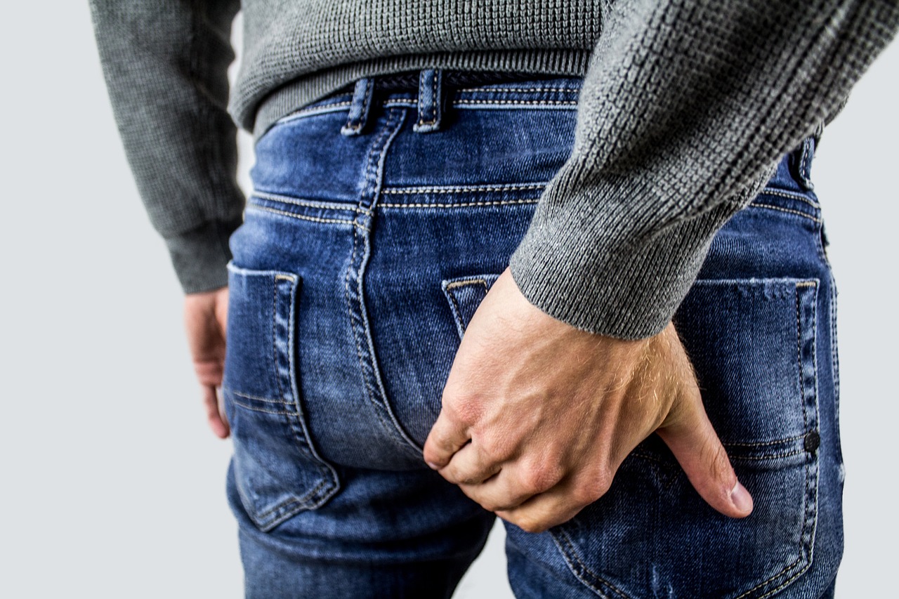 Man wearing jeans