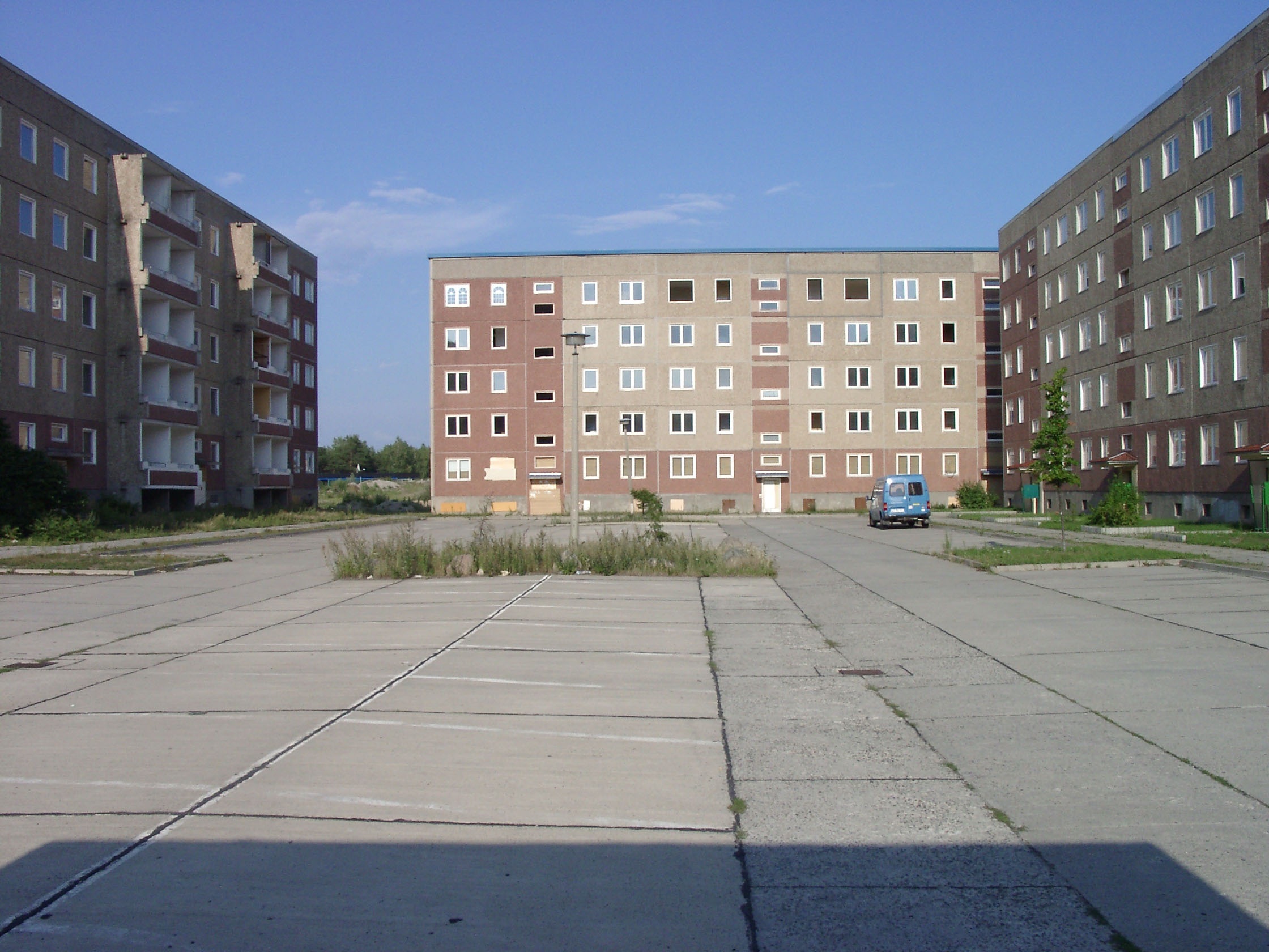 Concrete tower blocks