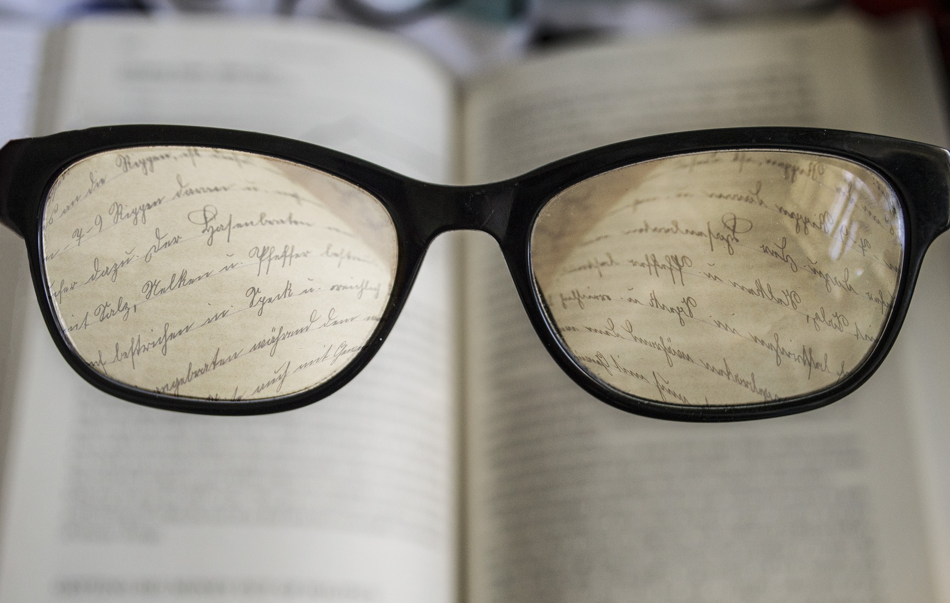 A pair of glasses / spectacles