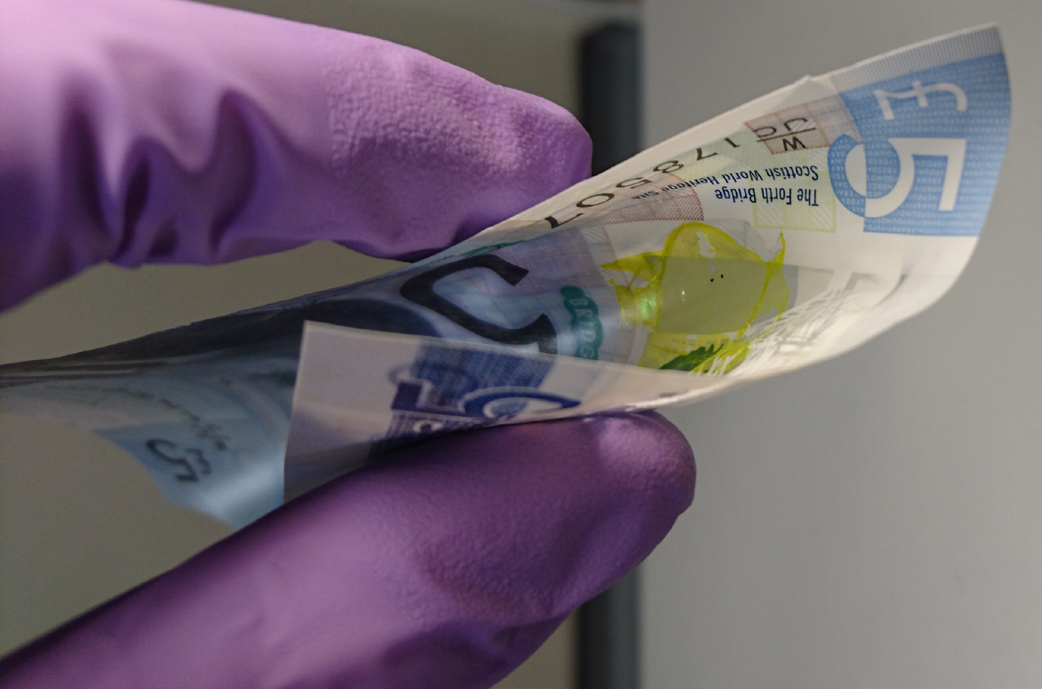 Laser on Banknote