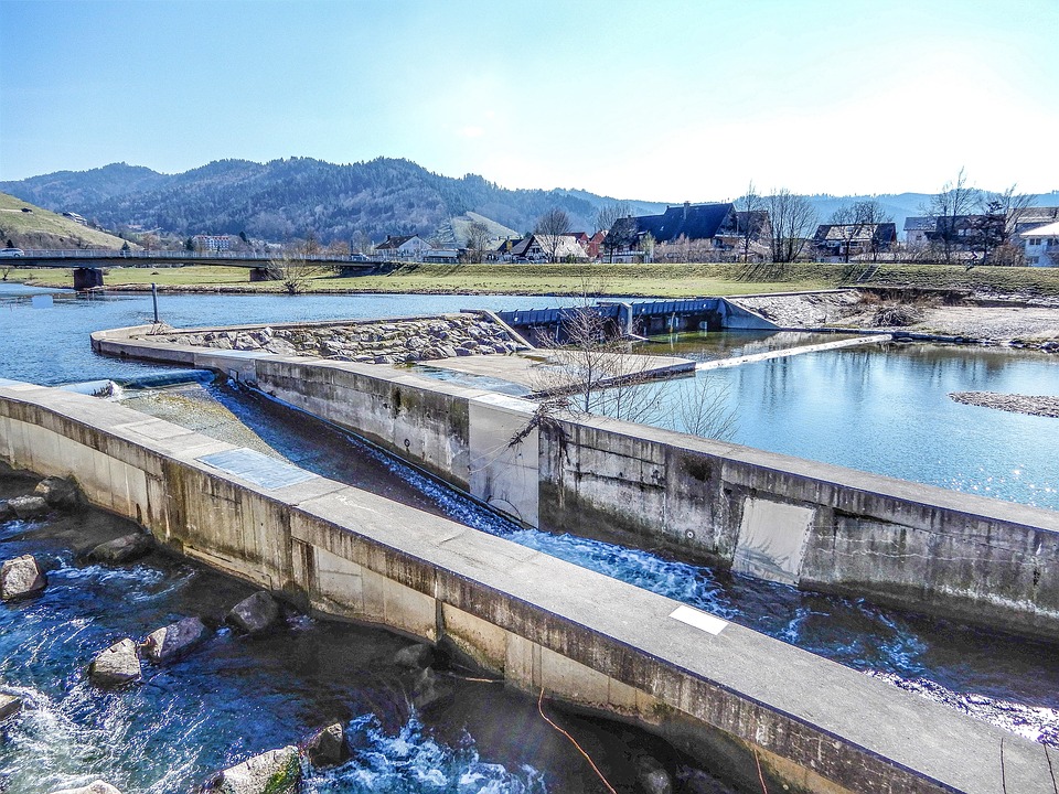 a wastewater treatment plant