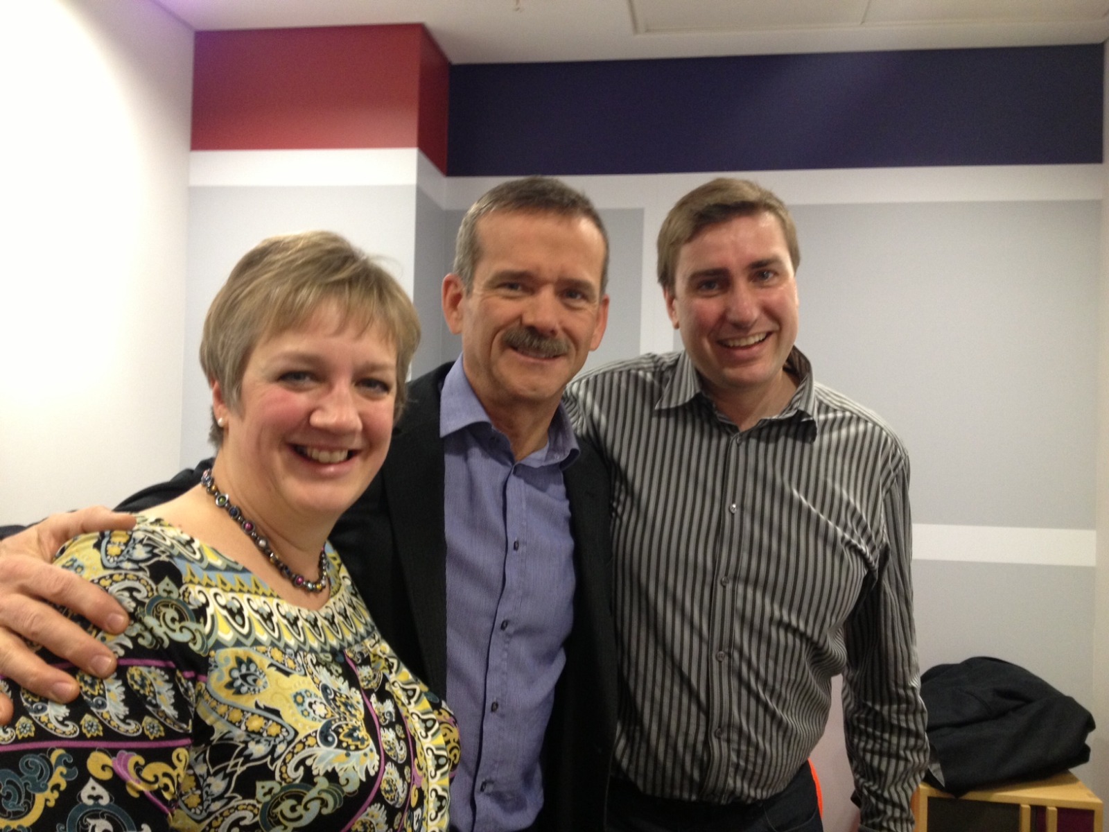 The Space Boffins meet Chris Hadfield