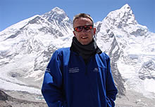 Richard Turner at Everest Base Camp