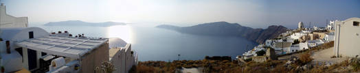 Santorini from the edge