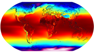 Global air temperature