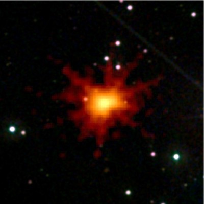 Gamma Ray Burst on June 21, 2010 recorded by the Swift X-ray Telescope.