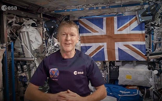 Tim Peake aboard the ISS