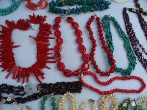 Red coral jewellery