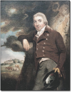 Edward Jenner, painted in about 1800 by William Pearce