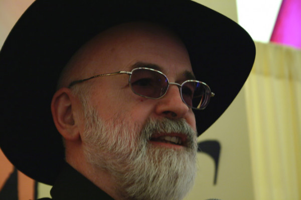 Sir Terry Pratchett at the Elf Fantasy Fair in the Netherlands