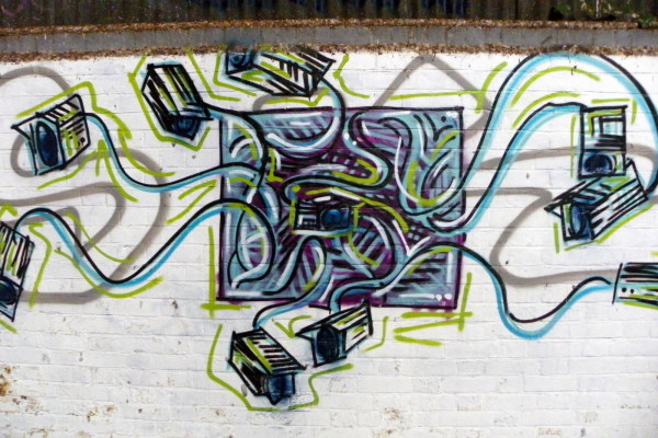 CCTV graffiti