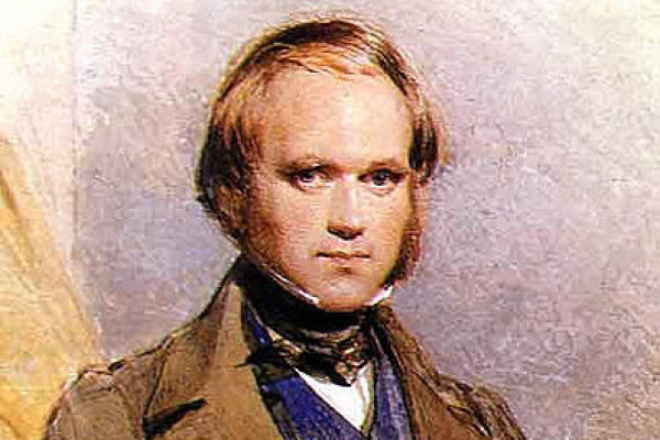 Water-colour portrait of Charles Darwin painted by George Richmond in the late 1830s.