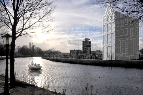 The plan for the 3D printed canal house