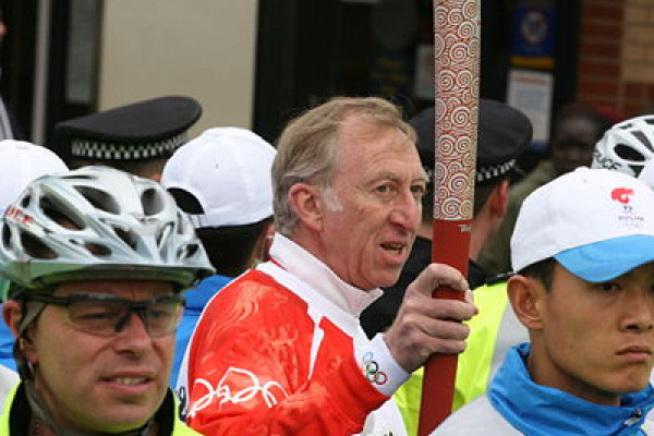 Olympic Torch for the 2008 Summer Olympics passes through Stratford in London. Stratford will be a major location for the 2012 Summer Olympics.