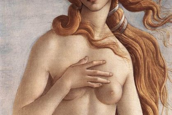 Detail from the 'Birth of Venus', 1485, Sandro Botticelli