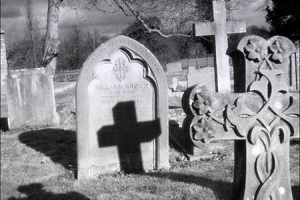 A gravestone in Castle Ashby, Northamptonshire