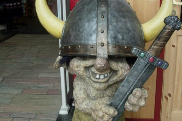 A Viking troll in a souvenir shop in Norway