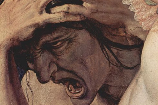 Close up from Bronzino's 'Allegory of the Triumph of Venus'