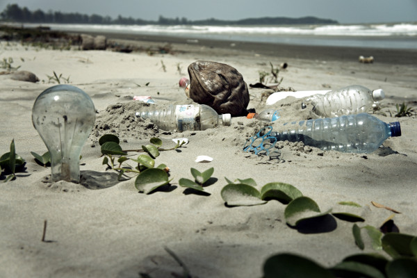 Beach trash