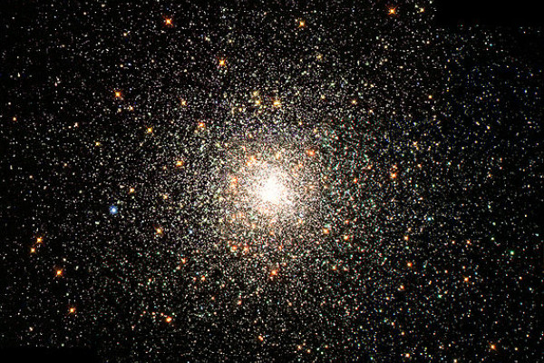 This stellar swarm is M80 (NGC 6093), one of the densest of the 147 known globular star clusters in the Milky Way galaxy. Located about 28,000 light-years from Earth, M80 contains hundreds of thousands of stars, all held together by their mutual...
