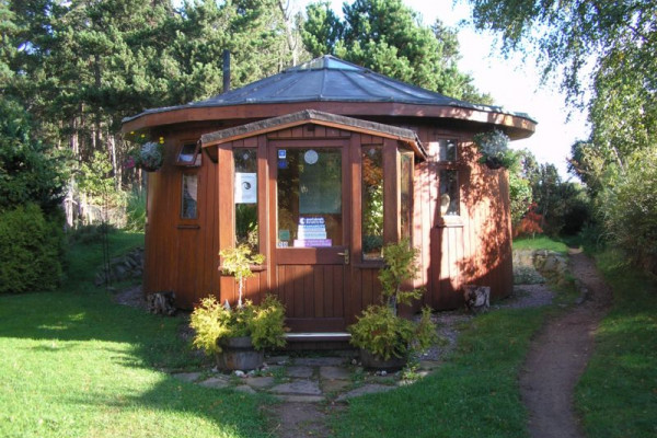 A Barrel House  the first new eco-house to be created at Findhorn Ecovillage.