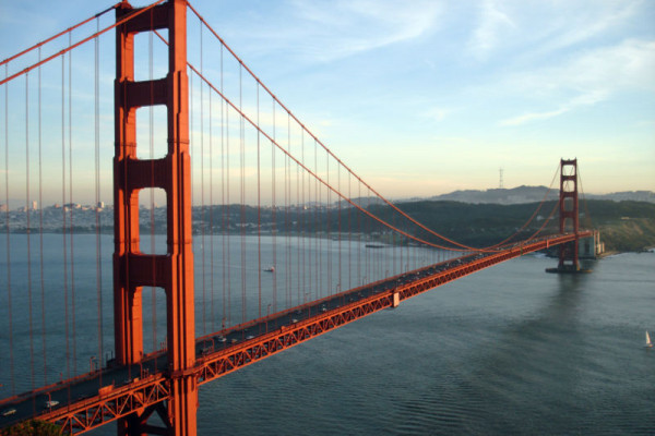 The Golden Gate Bridge in San Francisco