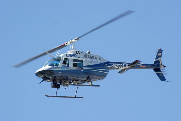 Los Angeles Police Department (LAPD) Bell 206 Jetranger helicopter