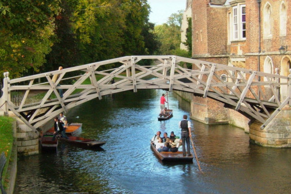 Mathematical Bridge at Queens' college Cambridge