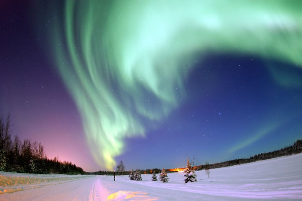 The Northern Lights (aurora borealis)