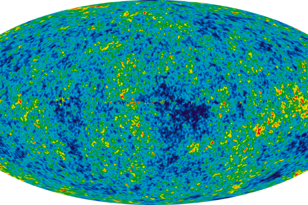 The Cosmic Microwave Background temperature fluctuations from the 7-year Wilkinson Microwave Anisotropy Probe data seen over the full sky.