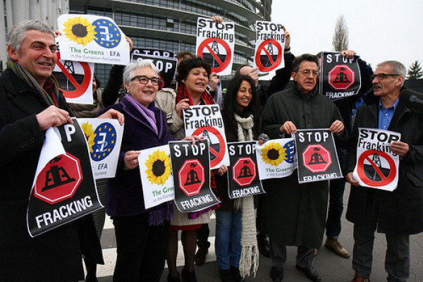 Fracking protest