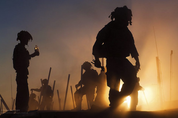 Soldiers Dismantling Patrol Base in Afghanistan
