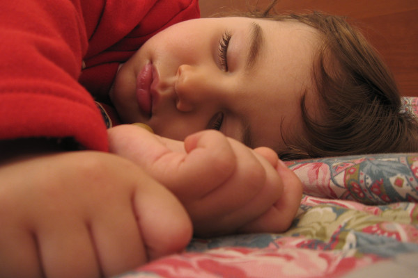 A child sleeping