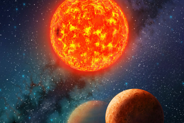 The planetary system harboring Kepler-138 b, the first exoplanet smaller than Earth with both its mass and size measured.