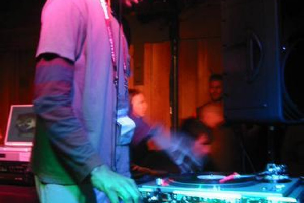 DJ Spooky at the Sundance Film Festival, 2003.