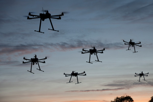 Drone swarms