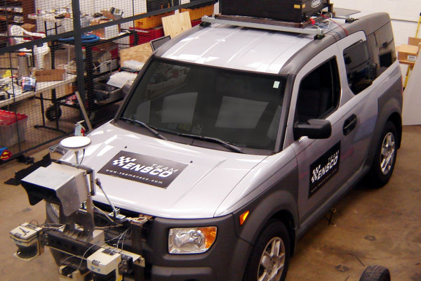 A DARPA urban challenge vehicle