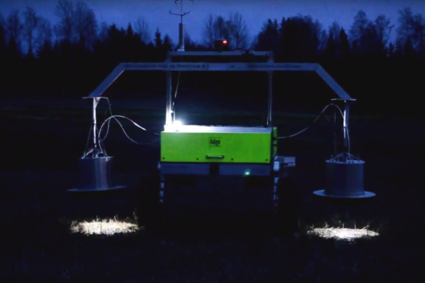 The Field Flux prototype can measure the amount of the greenhouse gas nitrous oxide in agricultural fields.